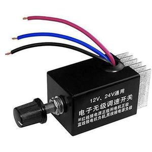 Interrupteur de contrôle de vitesse de ventilateur universel 12V 24V pour voiture et camion avec dissipateur thermique G-WJ10A - Product Image 2