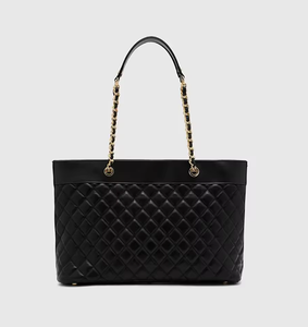 Sac à main personnalisé, nouvelle mode, grande capacité, sac à main de luxe pour femmes, en cuir PU, avec bandoulière, belle chaîne - Product Image 2