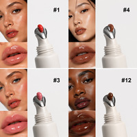 Última Novedad, Bálsamo Labial Mineral con Péptidos en 20 Colores, Brillo Labial Transparente de Alta Pigmentación, Venta al Por Mayor