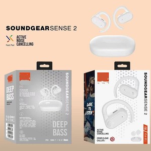 Audífonos Bluetooth Soundgear Sense 2 de Diseño Abierto, Resistentes al Agua IPX2, con Cancelación Activa de Ruido, para Deportes - Product Image 4