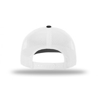 Gorra Trucker Personalizada con Botón Metálico Superior, Logotipo Bordado en Relieve, Visera Curva, Ribete de Cuerda Gruesa para Hombre