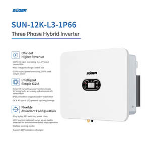 <span class=keywords><strong>Suoer</strong></span> อินเวอร์เตอร์พลังงานแสงอาทิตย์ SUN-12KW IP66ไฮบริดเพียวไซน์เวฟอินเวอร์เตอร์ IP66เปิด/ปิดกริดกันน้ำ - Product Image 5