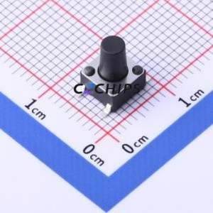 TSD003B08526A Tactile Switch SMD,6x6mm Switch Round Button 2.6N Vertical Mount 6mm - Product Image 1