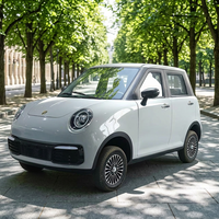 Nouvelle Voiture Électrique Compacte à 4 Roues pour Adultes, Scooter de Mobilité Électrique à Moteur Silencieux et Cabine Fermée pour les Déplacements Quotidiens