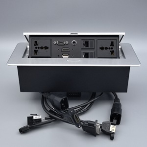 Enchufe Emergente con Estándar Europeo/Británico, Toma <span class=keywords><strong>de</strong></span> Corriente Universal Oculta para Muebles, Escritorio o Mesa - Product Image 2