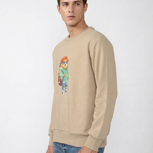 เสื้อกันหนาว Crewneck สำหรับผู้ชาย,เสื้อสเวตเชิ้ตโลโก้แบบกำหนดเองได้ - Product Image 1
