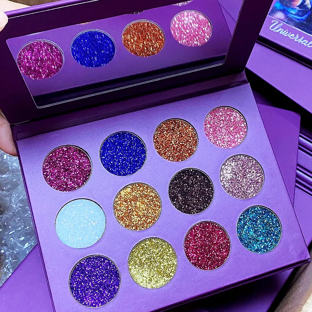 10 màu sắc không thấm nước Eyeshadow Pearly Matte trái đất màu Eyeshadow Palette Shiny Sequins bóng mắt trang điểm