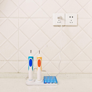 Soporte para cabezales <span class=keywords><strong>de</strong></span> <span class=keywords><strong>cepillo</strong></span> <span class=keywords><strong>de</strong></span> <span class=keywords><strong>dientes</strong></span> eléctrico, <span class=keywords><strong>cargador</strong></span> para <span class=keywords><strong>Oral</strong></span> <span class=keywords><strong>B</strong></span> (1 soporte) con cubierta <span class=keywords><strong>de</strong></span> elevación - Product Image 5