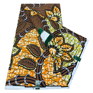 Loincloth <span class=keywords><strong>Hollandais</strong></span> Original Style Ankara Wax en Coton Peigné Biologique Haute Qualité 100% Coton, Technique de Tissage Batik, Uni 120 g/m² pour Filles - Product Image 3