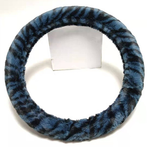 Housse de volant de voiture d'hiver en fourrure imitation poils de <span class=keywords><strong>lapin</strong></span> Soft Plush Gear Handbrake Case Car Interior Accessories - Product Image 5