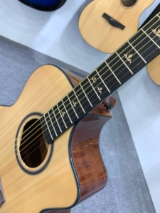 Guitarras Económicas de Madera Sólida, <span class=keywords><strong>Guitarra</strong></span> Acústica de Fábrica con Acabado Brillante, Cuerpo de Abeto y Sapele JF para Estudiantes y Adultos, Instrumento de Cuerdas - Product Image 3