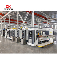 Dession DX--FFG1224 Ligne de découpe et de rainurage numérique automatique électrique avec fonction de déchiquetage pour carton et boîtes en carton