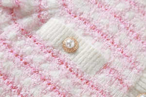 Suéter de Punto Personalizado OEM y ODM, Diseño Jacquard de Manga Larga para Invierno, Cárdigan para Mujer - Product Image 4