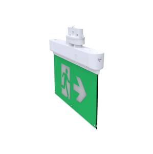Señal de salida de emergencia LED con certificación CE EN 1838 con batería de litio de autoprueba y clasificación impermeable IP20 - Product Image 3