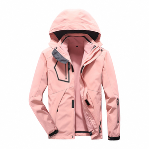 Veste homme personnalisée avec logo, trois-en-un, doublure amovible, chaude, coupe-vent, tendance, pour voyages et activités de plein air - Product Image 2