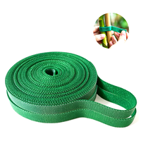 Sangle auto-agrippante double face en polyester vert, attache réglable et réutilisable pour plantes grimpantes et fixation de guirlandes florales
