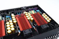 Amplificateur numérique de classe D 1U, amplificateur de puissance quatre canaux 4*1300W, fonctionnement stable à long terme, amplificateur 4 ohms.