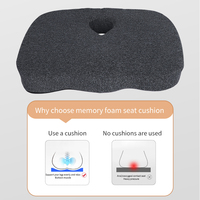 Coussin de siège en mousse à mémoire de forme médecin recommandé pour chaise de bureau chaise de voiture sciatique soulagement de la douleur coussins de siège pour le bureau