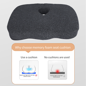 Coussin de siège en mousse à mémoire de forme médecin recommandé pour chaise de bureau chaise de voiture sciatique soulagement de la douleur coussins de siège pour le bureau - Product Image 3