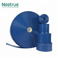 Tuyau d'eau souple plat Neetrue PE 100 pour piscine et irrigation agricole, tuyau de recirculation, modèle respectueux de l'environnement 1"-6"