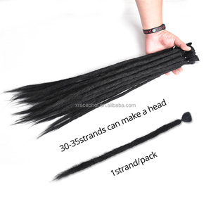 Extensions de cheveux afro synthétiques bon marché, <span class=keywords><strong>dreadlocks</strong></span> douces, tresses au crochet, extensions de <span class=keywords><strong>dreadlocks</strong></span> artificielles - Product Image 5