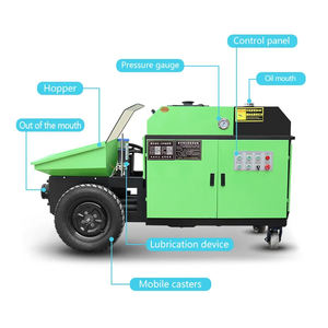 Tragbare Beton mörtel pumpen Platzieren Ausleger LKW-montierte Beton förder pumpe Zum Verkauf - Product Image 2