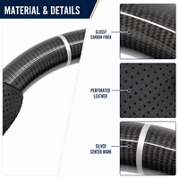 Volant en fibre de carbone véritable personnalisé CCExcellent pour Toyota Tundra / Tacoma 2024-2026