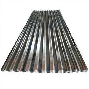Alloy Zinc <strong>Roofing</strong> <strong>Sheets</strong> <strong>10</strong> <strong>Ft</strong>. Galvanized Steel Corrugated Roof Panel - Product Image 1