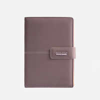 Carnet de luxe en cuir PU journal A5 cahier cadeau ensemble pour les entreprises