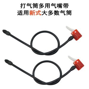 <b>Air</b> <b>Pump</b> Hose Single Nozzle Red Inflation Hose For Car Tire Inflators - Product Image 3
