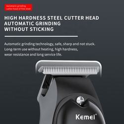 Tondeuse à cheveux <span class=keywords><strong>Kemei</strong></span> Km-H71, design <span class=keywords><strong>mini</strong></span>, batterie au lithium 1400 mAh, charge rapide USB, affichage numérique - Product Image 2