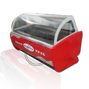 12 Pans Standard Refrigerators Gelato Hard Ice Cream Sticker Installments Cake Upright Display Chest Freezer