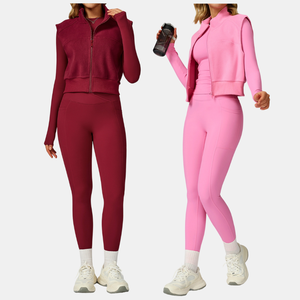 Gilet sans manches zippé à col montant pour femme, chaud en polaire Orit, coupe ajustée, léger et isolé, pour l'extérieur - Product Image 5