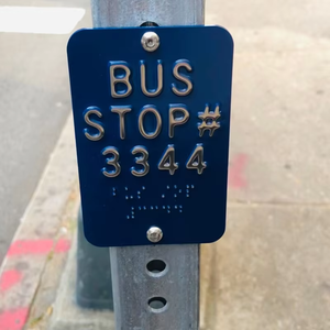 Plaque de porte personnalisée en acrylique avec numéro en braille, plaque ADA, plaque en acier inoxydable gravée, numéro de chambre, numéro d'<span class=keywords><strong>appartement</strong></span>, enseignes en braille bon marché - Product Image 5