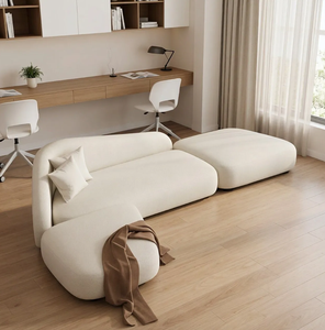 Canapé modulaire minimaliste moderne à trois places pour salons de beauté, hôtels, zones de réception, design d'angle créatif - Product Image 4