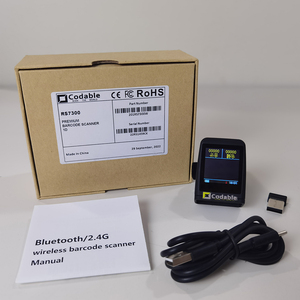 Codable RS7300 mini 2D kablosuz premium parmak barkod tarayıcı BL - Product Image 3