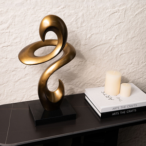 Adornos Geométricos Abstractos Minimalistas Modernos de Resina, Decoración Artística para el <span class=keywords><strong>Hogar</strong></span>, Manualidades Creativas, Decoraciones para Fiestas y Hoteles - Product Image 3