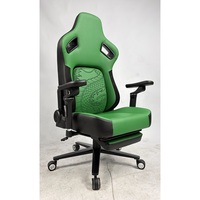 Chaise de jeu XL Kaiser PRO Series Premium avec accoudoirs 5D et coussin de tête magnétique, design brodé cool, chaise de course pour ordinateur