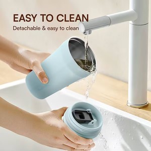 Tazza Termica da Caffè in Acciaio Inossidabile a Doppia Parete con Isolamento Sottovuoto, Antigoccia, <span class=keywords><strong>per</strong></span> Regali Aziendali e Sportivi - Vendita all'Ingrosso - Product Image 3