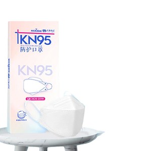 หน้ากากป้องกัน 3 มิติ ไห่ซื่อ ไห่หนัว KN95 แบบใช้แล้วทิ้ง กันฝุ่น หน้ากากสีขาวสำหรับผู้ใหญ่ ป้องกันแบคทีเรีย - Product Image 5