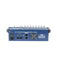 Gooermi PMX-802D Console de Mixage 8 Canaux avec Interface USB, Effets, Table de Mixage Audio, Amplificateur de Puissance pour Scène