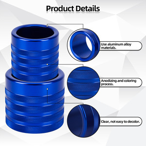 Aluminum Gear <b>Shift</b> <b>Knob</b> Red Blue Silver For Toyota Car Modification Accessory - Product Image 4