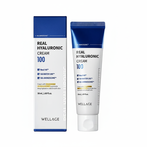 WELLAGE 50mL Crema y loción facial 100% Ácido hialurónico real Producto de alta calidad - Product Image 2