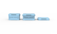 Nouvelle conception de glacière portable pour boissons et bière, isolation thermique, boîtes à glace pliables pour l'extérieur