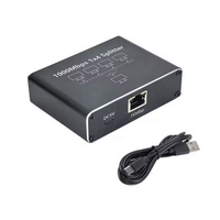 고속 1000Mbps 1 ~ 4 RJ45 인터넷 분배기 RJ45 분배기 네트워크 어댑터 기가비트 변환기