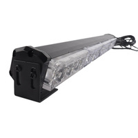 DC10-30V AUTO voiture lumineux clignotant Mode d'urgence véhicule tableau de bord avertissement stroboscopique Flash lumière ambre blanc barre lumineuse