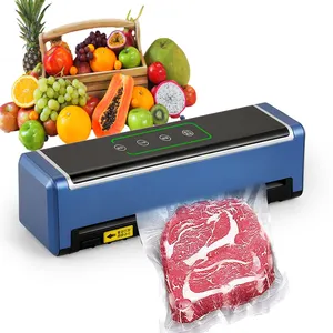 Yeni taşınabilir Mini vakumlama makinesi yapıştırma makinesi ev mutfak LED dokunmatik ekran vakumlu gıda macunlar