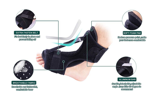 Attelle de nuit Aofit la plus vendue, orthèse réglable et élastique pour pied tombant, attelle dorsale pour soulager la douleur de la fasciite plantaire - Product Image 6