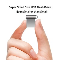 Clés USB Super Mini, petites clés USB 2.0 ultra-compactes, clés USB métalliques, clés USB 3.0, 64 Go, 128 Go, 1 Go