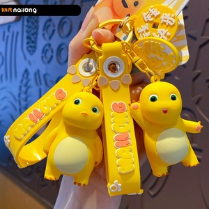 Wholesale Soft PVC <b>Anime</b> Design Luxury Milk Dragon Coin Holder <b>Keychain</b> UV Printed Lightweight Waterproof Men's Women's - Product Image 4